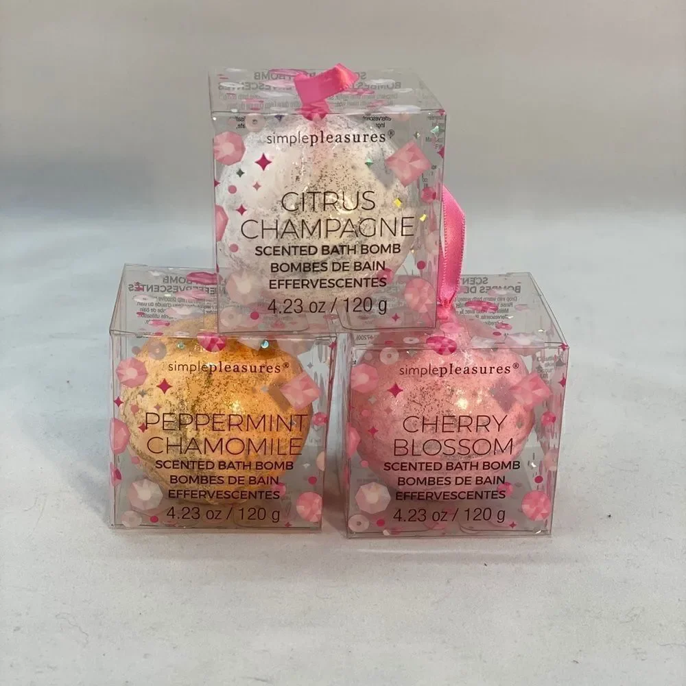 3 new bath bombs
